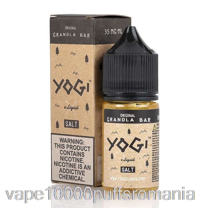 Baton Granola Original Vape Romania - E-lichid Săruri Yogi - 30ml 35mg